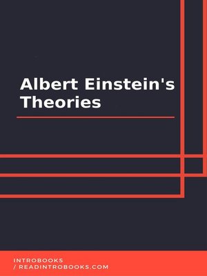 cover image of Albert Einstein's Theories